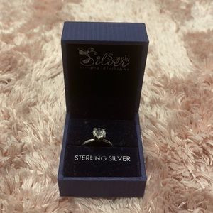 Simply silver ring